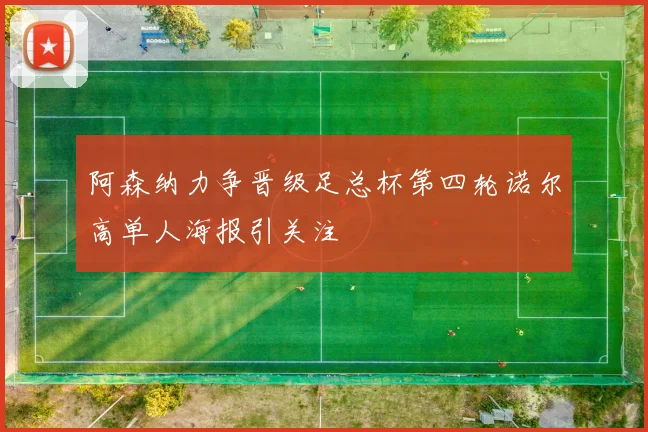 阿森纳力争晋级足总杯第四轮诺尔高单人海报引关注
